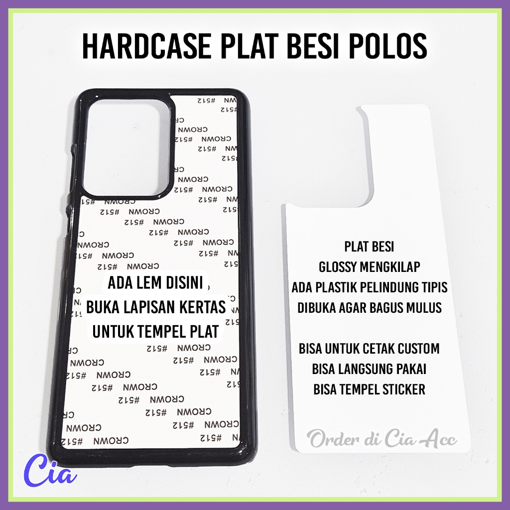 Hardcase Plat Besi for Samsung S20 S20+ S10 Lite S10+ S9 S9+ S8 S7 S6 S5 S4 MINI S3 S2 PLUS ULTRA ED