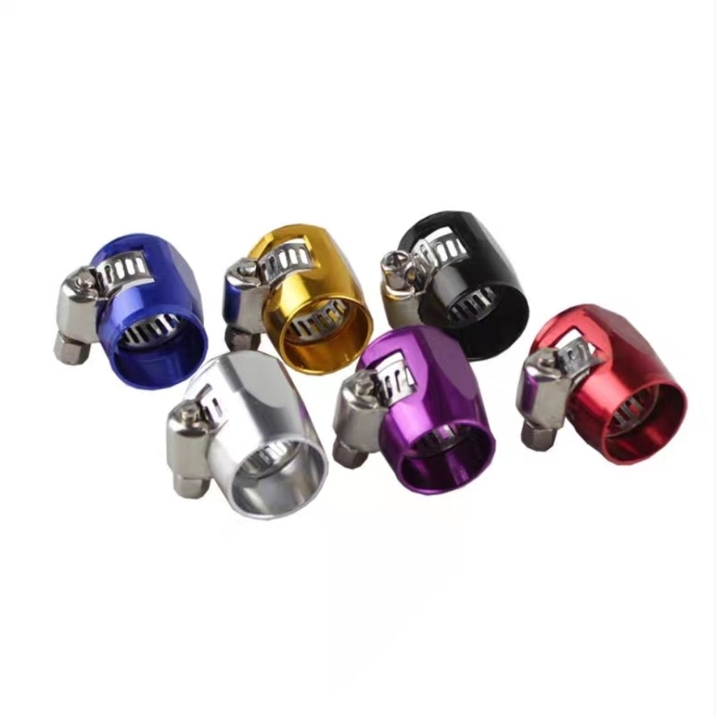 Klem Selang Bensin Radiator Alumunium CNC Import AN4 AN6 AN8 AN10 AN12