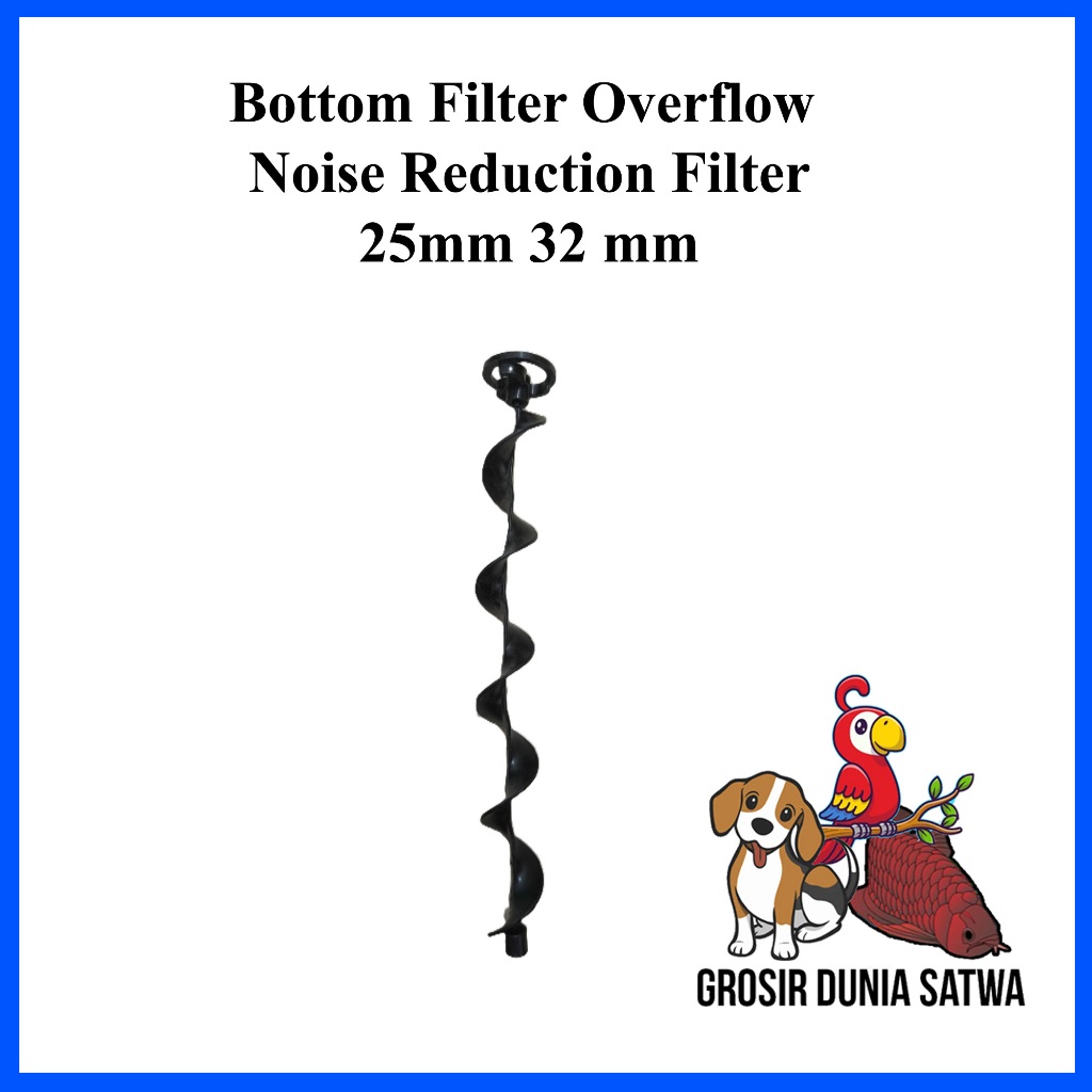 Peralatan Aquarium Bottom Filter Overflow Noise Reduction Sump Filter