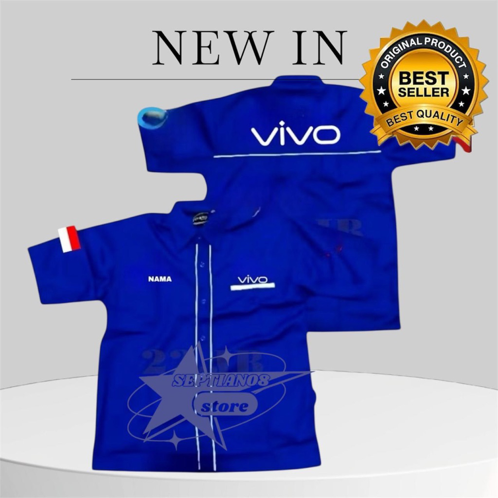 kemeja vivo kombinasi terbaru baju vivo free nama lengan pendek