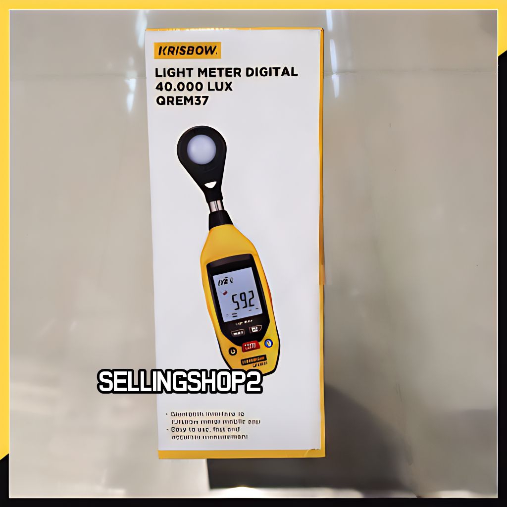 Krisbow Alat Ukur Light Meter Digital 40.000 Lux
