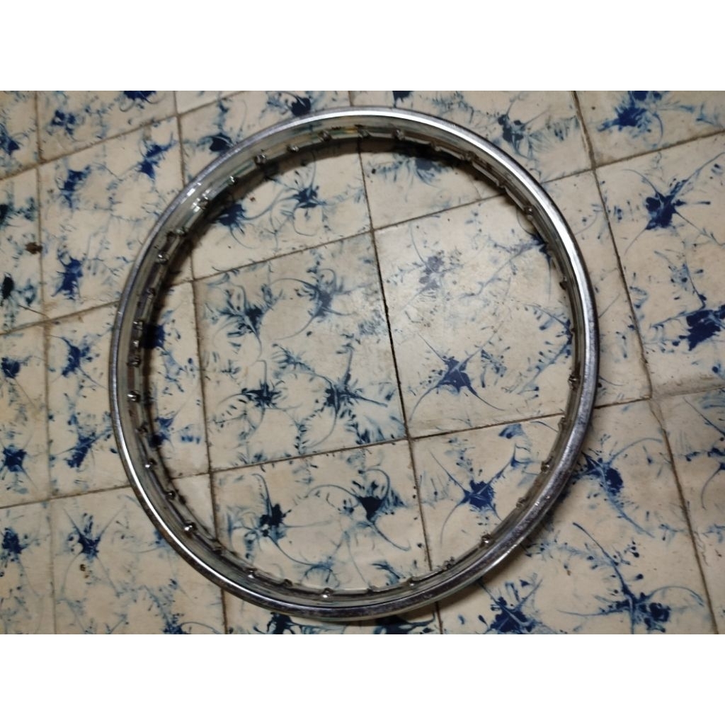 Velg Pelg DID HM Besi Chrome Ukuran 120 Ring 17 Original Standart copotan motor