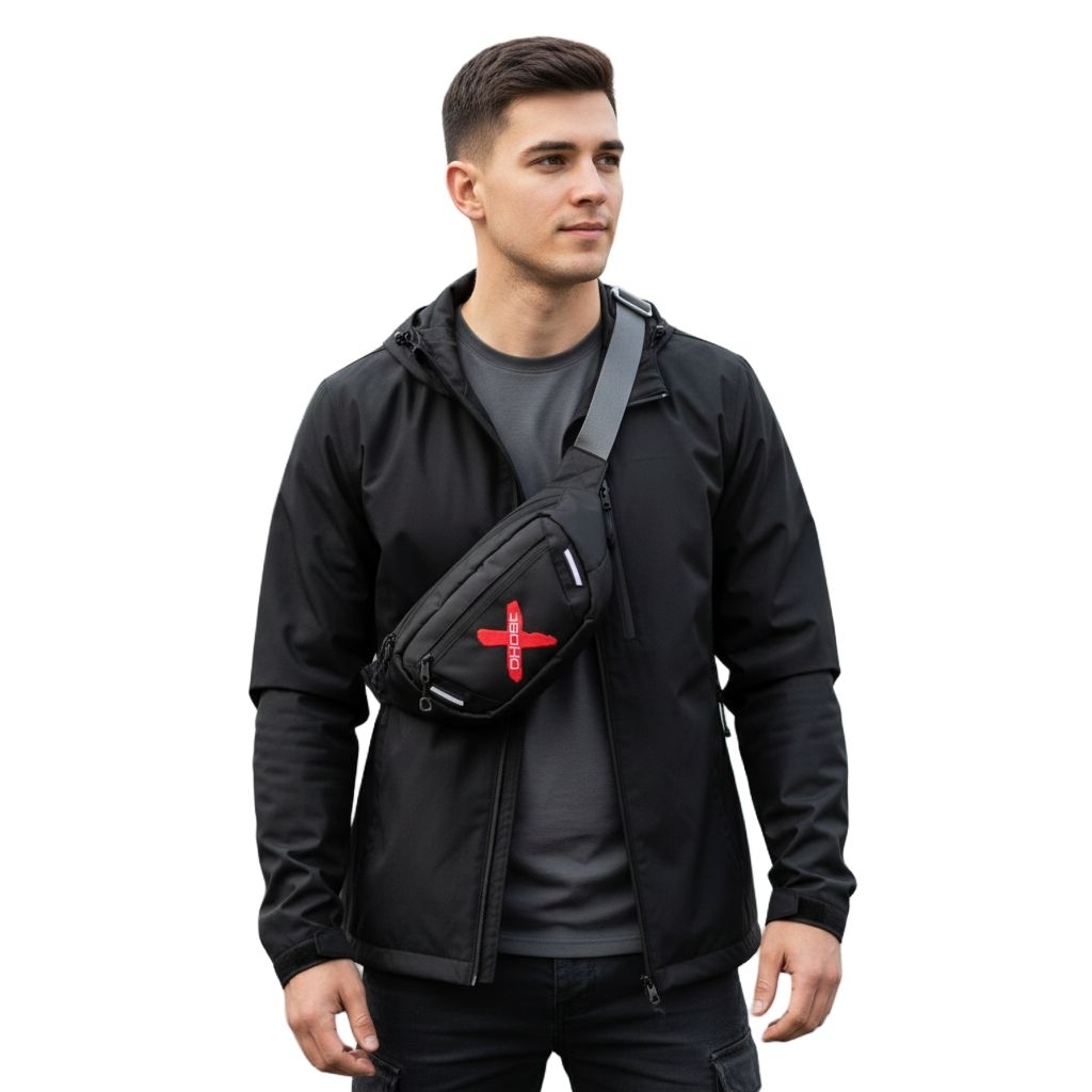 Tas Bahu Pinggang Dada Pria XDHOSE Supermoto Selempang Original Waterproof Unisex