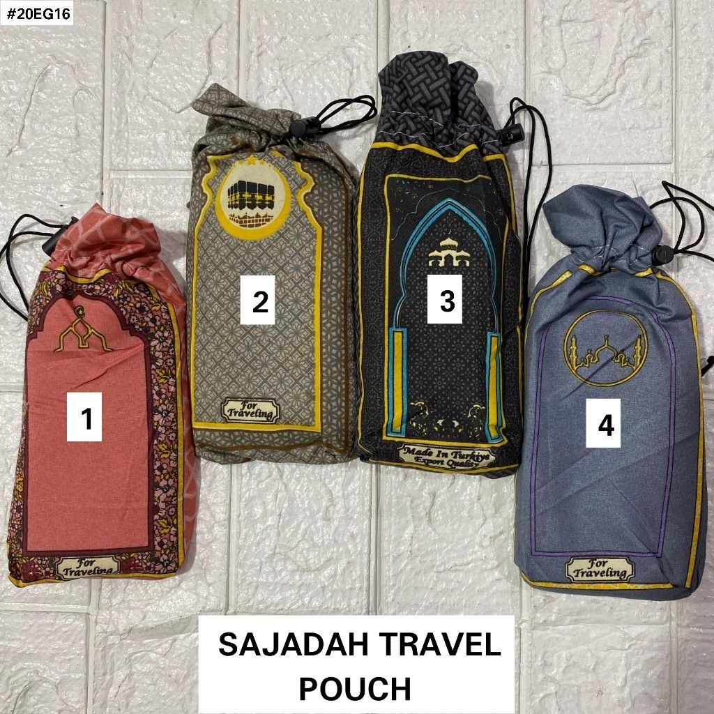SAJADAH TRAVEL POUCH/Sajadah pouch travel,Sajadah souvenir