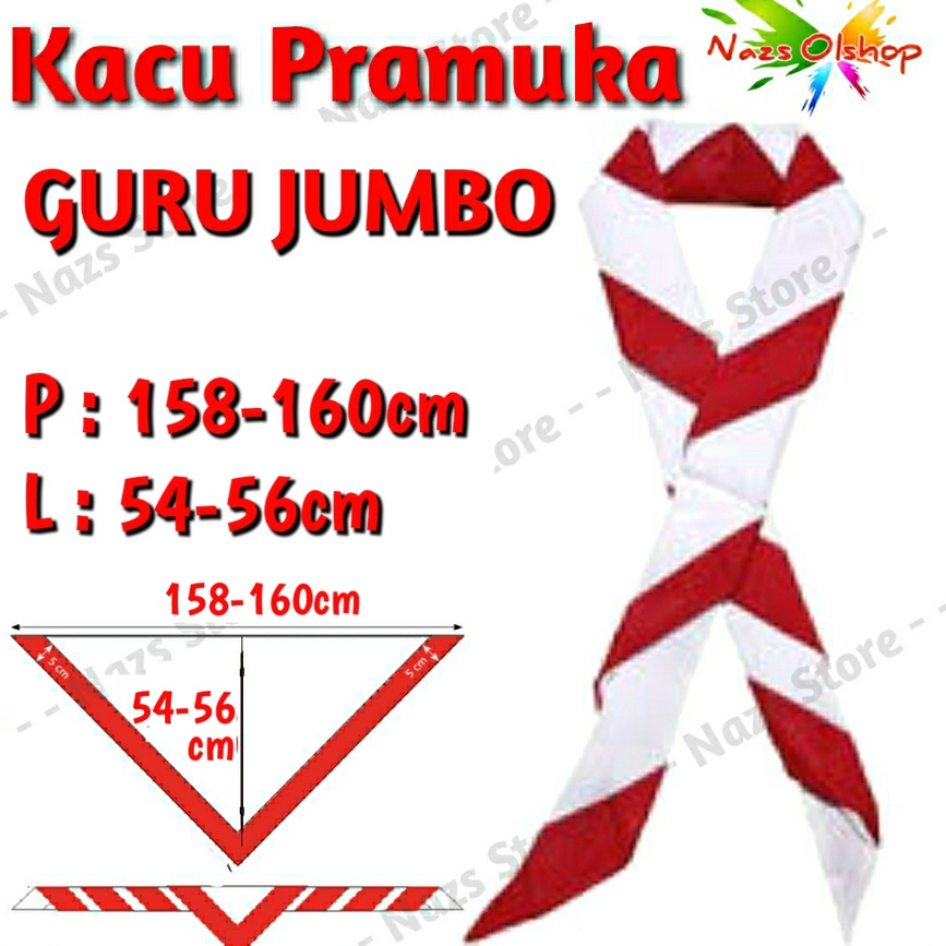 Kacu Dasi Hasduk Pramuka Guru Jumbo Grosir dan Eceran