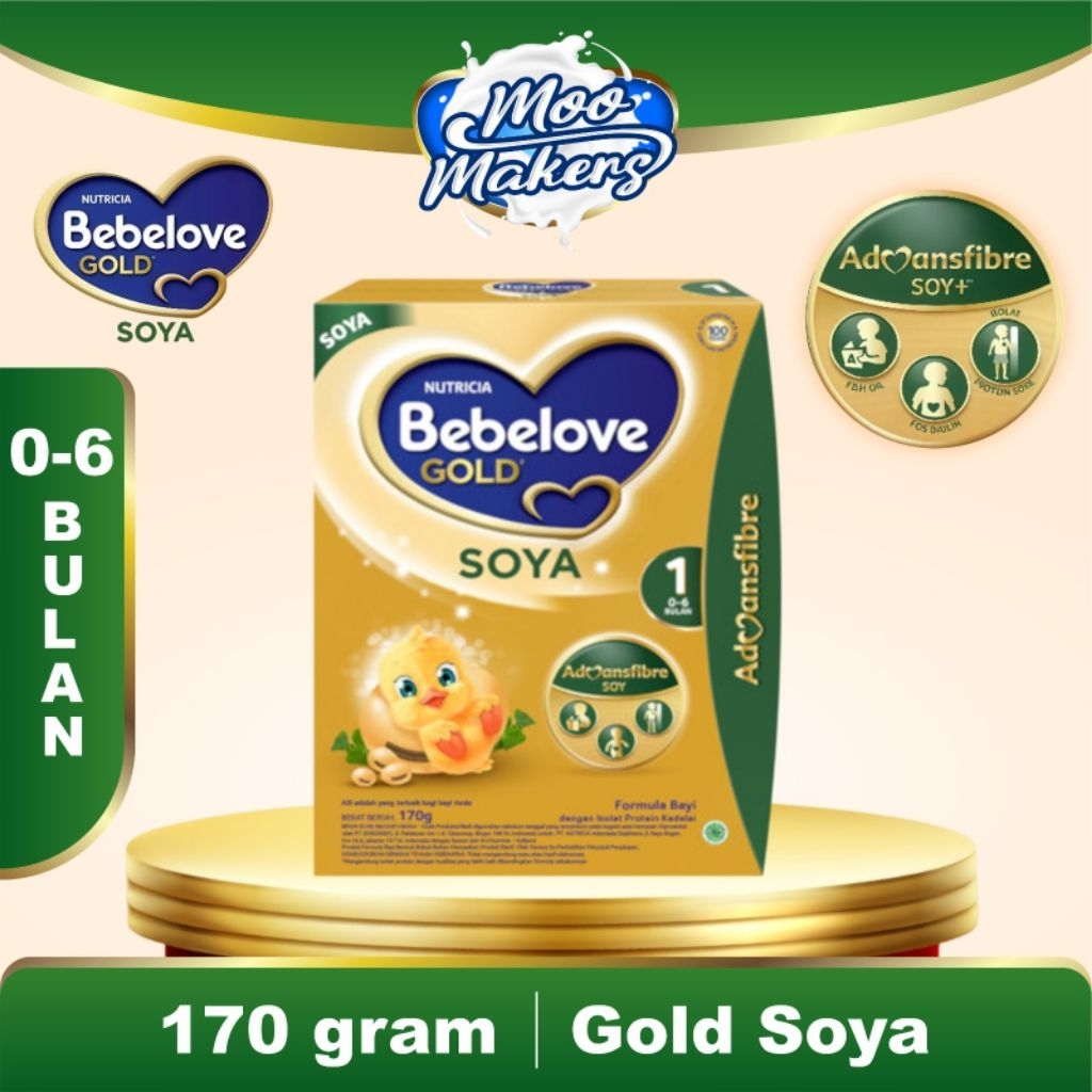 Bebelove Soya 1 usia 0-6 bulan 170gr
