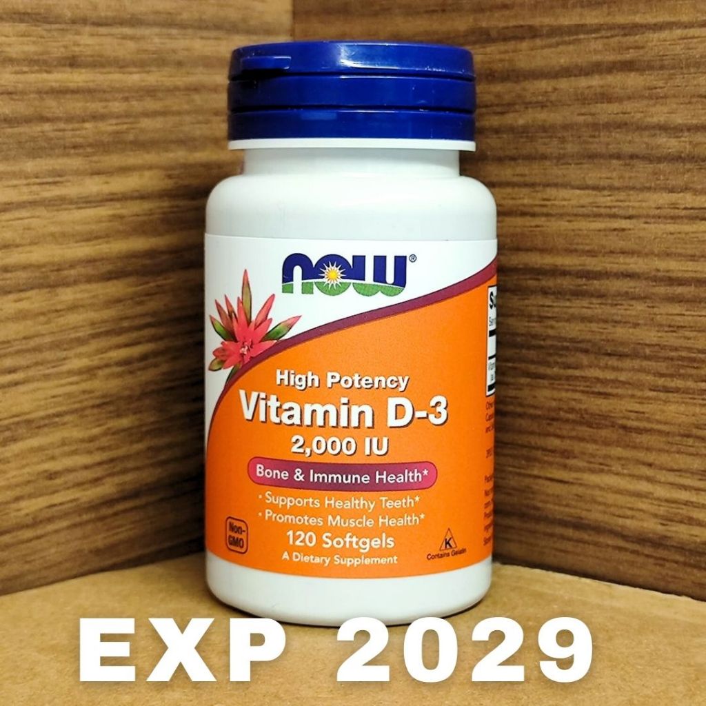 Now Foods Vitamin D3 SILAHKAN PILIH VARIAN 400iu 1000 iu 1000iu 2000 iu 2000iu 5000 iu 5000iu d3 k2 