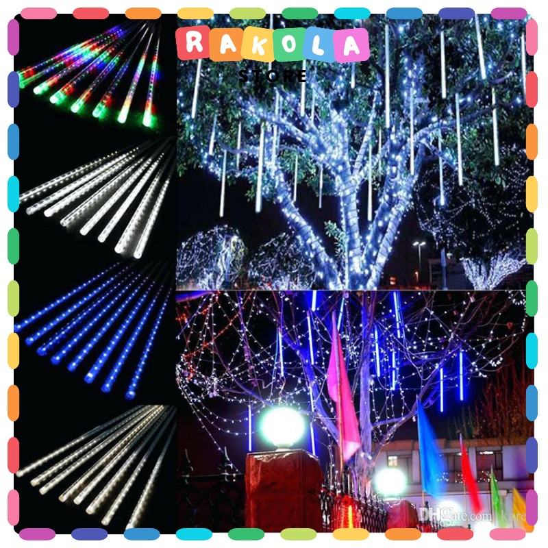 RS Tumblr Meteor Led Hujan 8 Batang 50 cm Lampu Meteor Lampu Hujan Lampu hias TUMBLR METEOR