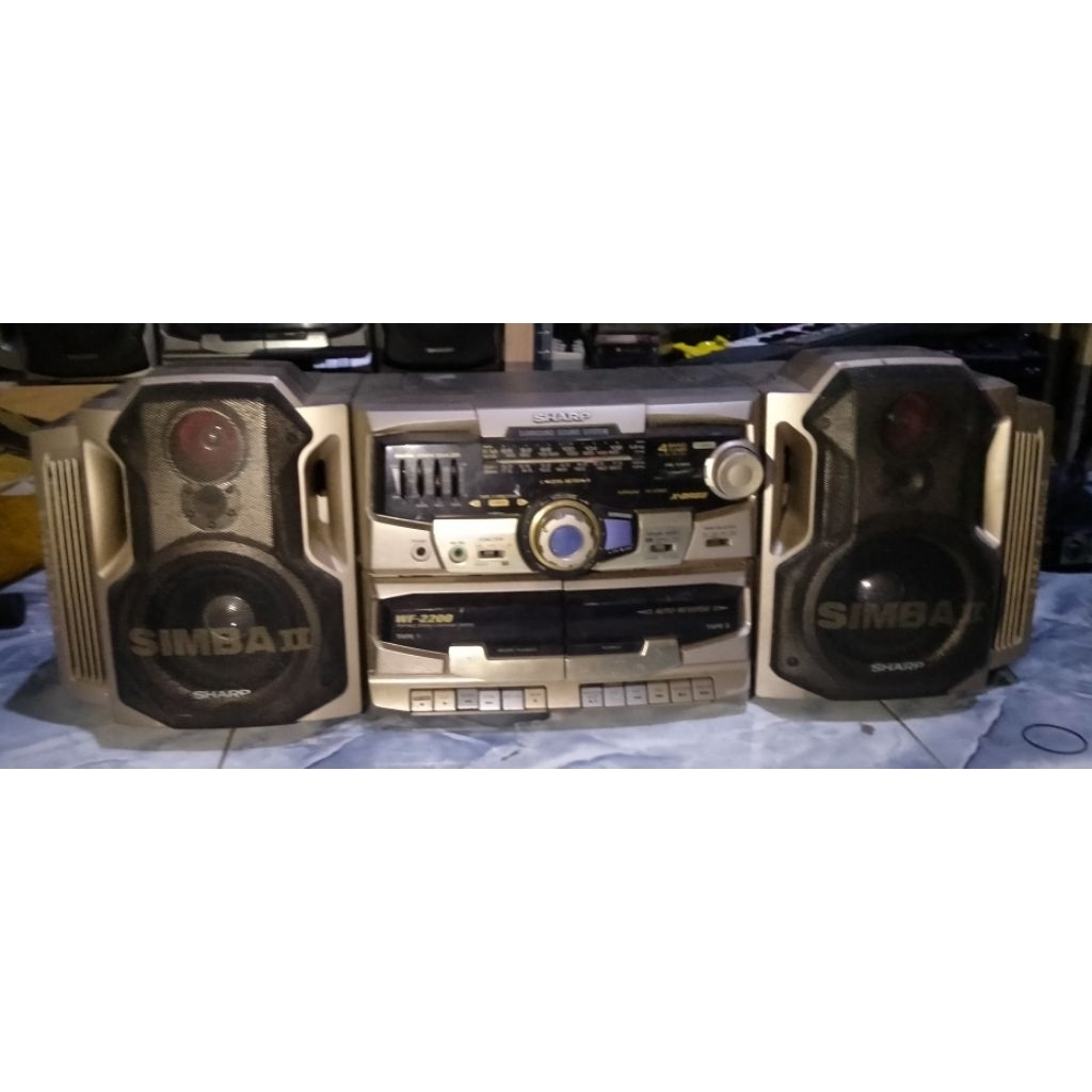 RADIO TAPE SHARP SIMBA Barang unik barang jadul vintage murah barang antik