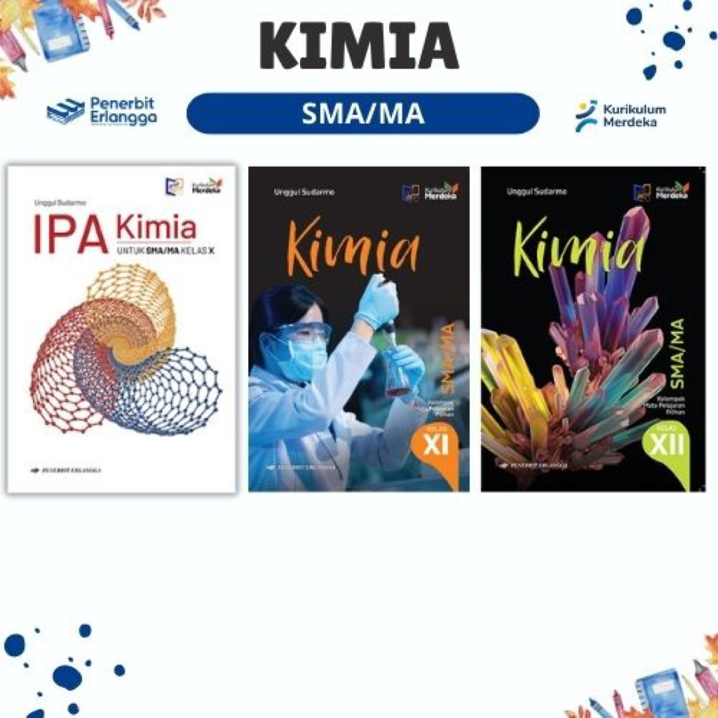BUKU IPA KIMIA KELAS 10 11 12 SMA/MA PENERBIT ERLANGGA