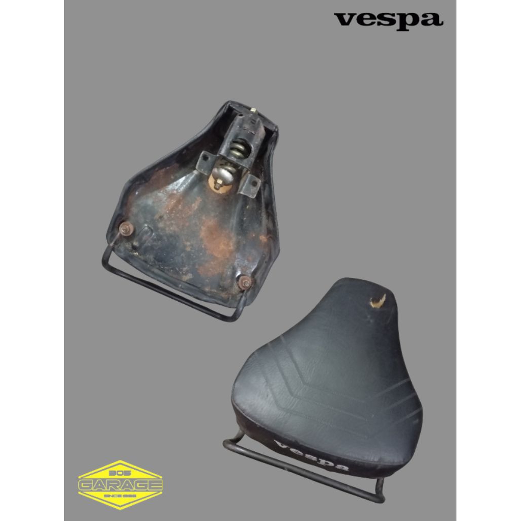 jok depan vespa super sprint PX150 old PS150 0ld baut 3 nos kondisi baru stok lama like original min