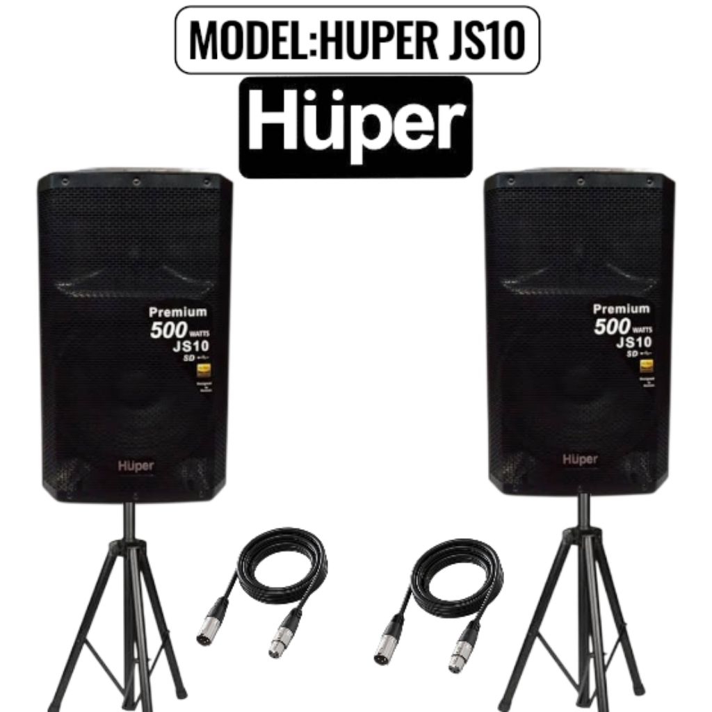 HARGA MURAH Speaker Aktif Huper JS10 15 Inch 500 Watt Paketan