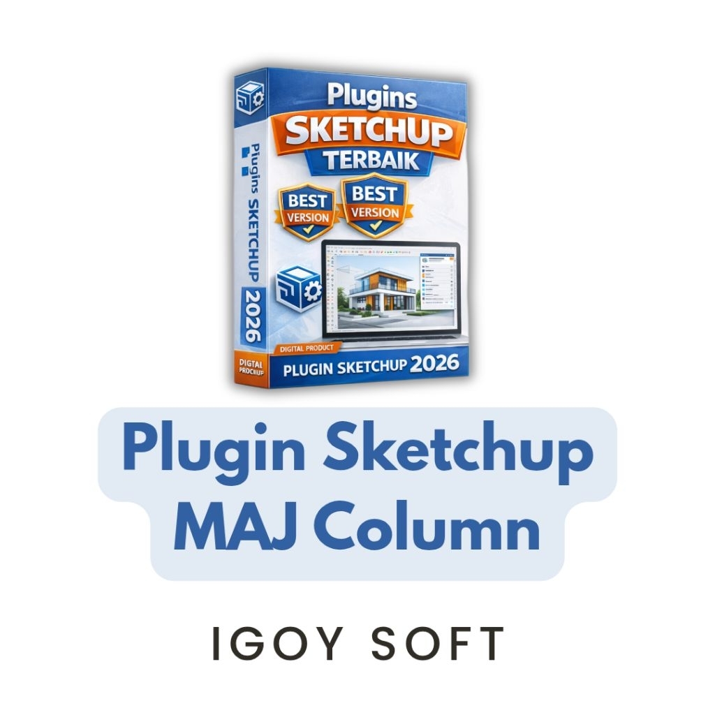 Plugin SketchUp MAJ Column Permanen Selamanya