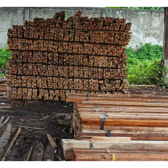Kayu Kaso 5/7 4 Meter / Merah Crem