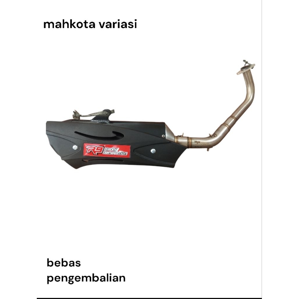 knalpot r9 vario Fi125 misano series ori 100%