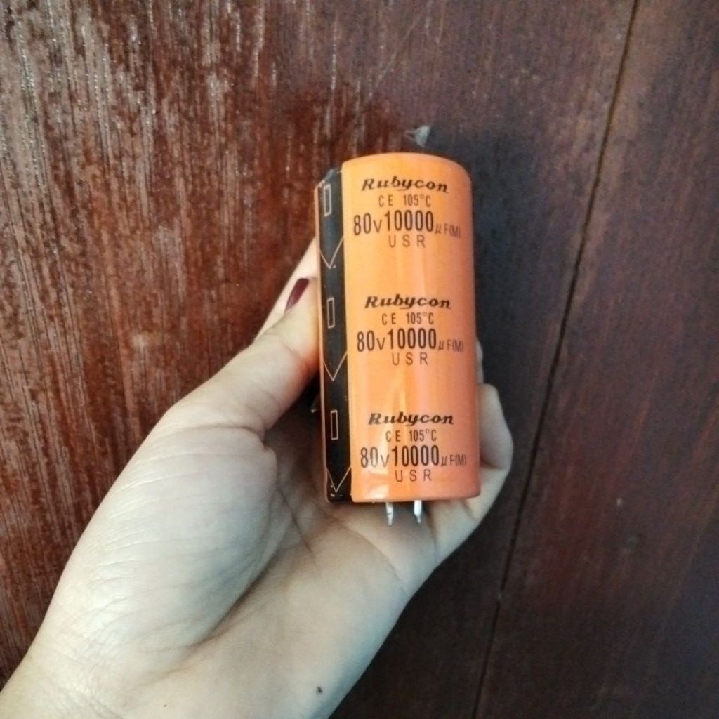 ELCO 80V 10000 UF RUBYCON RUBIKON
