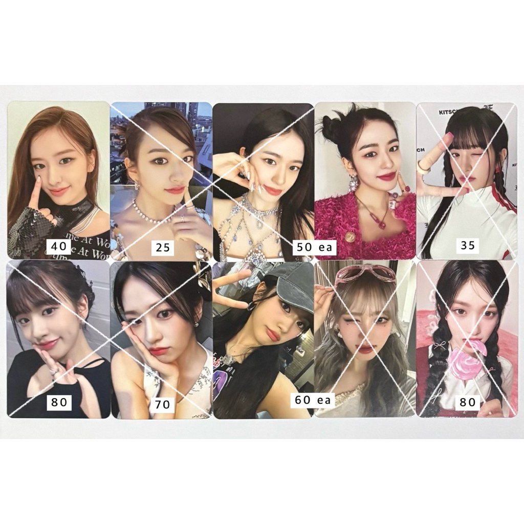 [BACA DESC] wts photocard yujin leeseo eleven after like love dive i've switch appmus apple music sw