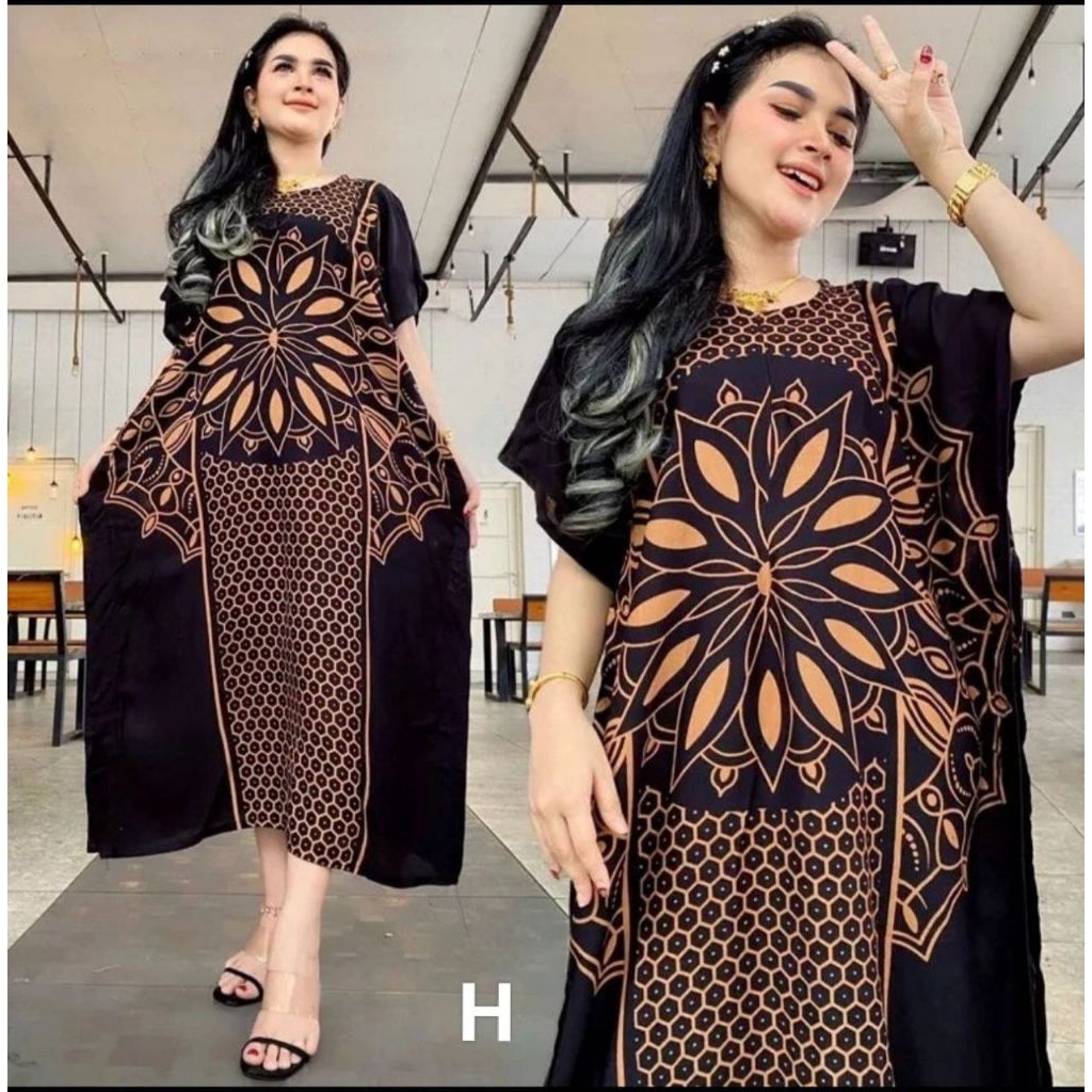daster lowo jumbo bahan rayon tebal kain halus nyaman dan adem jahitan rapi all size jumbo