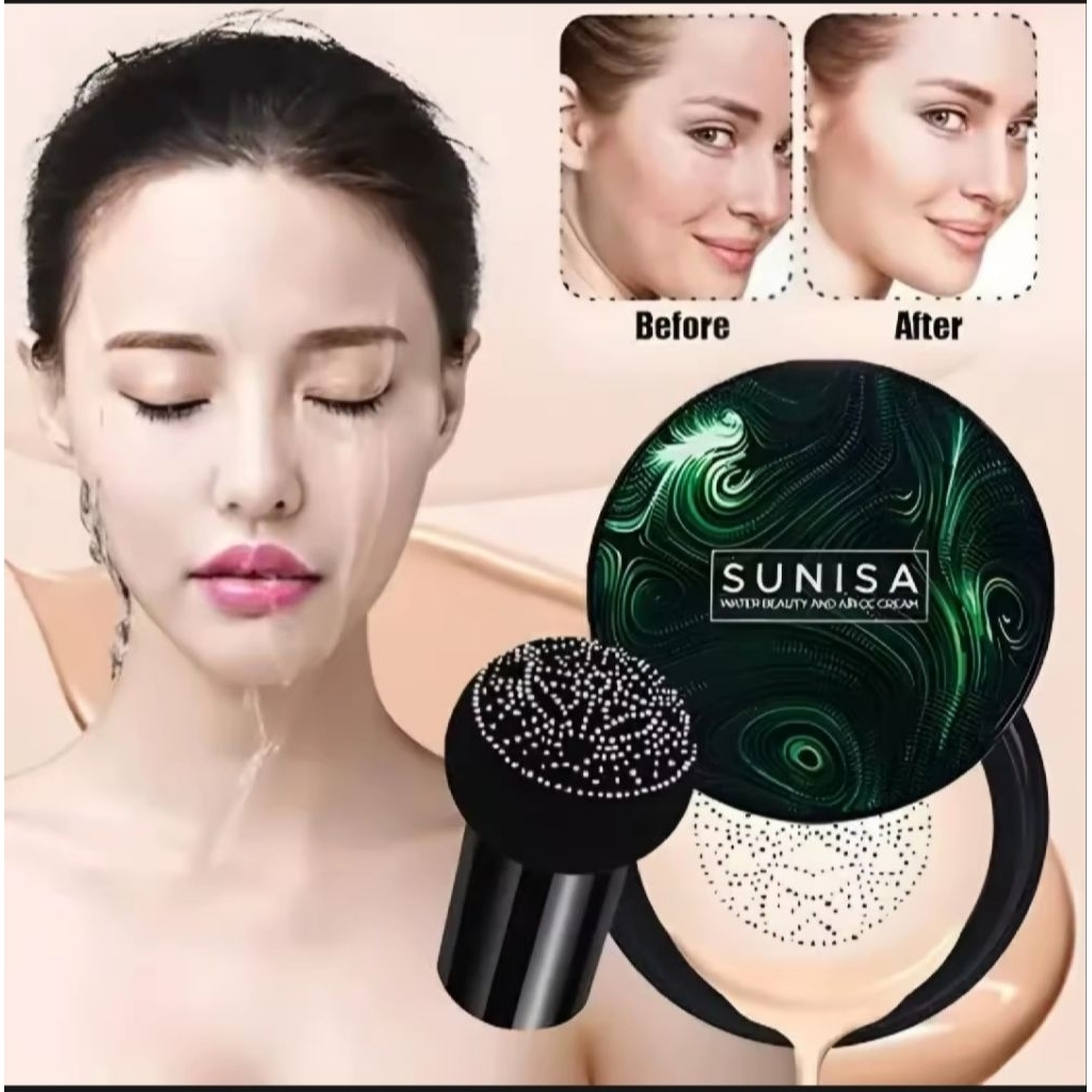 Bedak Chusion SUNISA ORI,Bedak waterproof,Bedak Anti Jerawat ,glowing,Bedak Viral