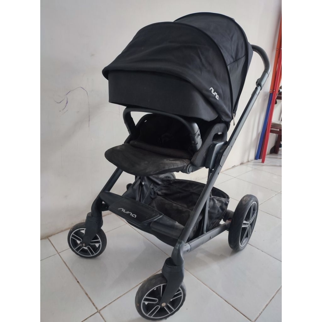 STROLLER NUNA MIX CAVIAR BLACK - Preloved/Second