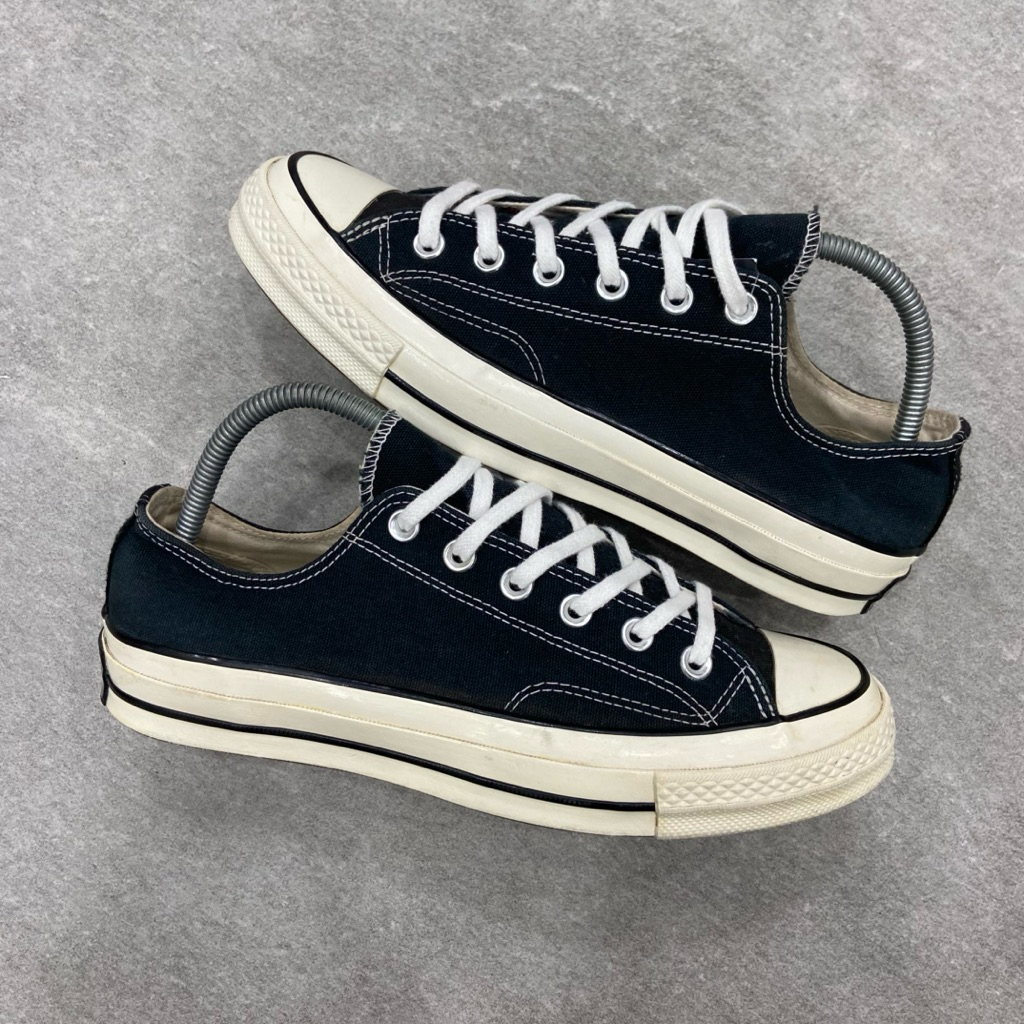 [Size 41] Converse Chuck Taylor All Star 70S Low Black White Second Original Kondisi Seperti Beli Ba