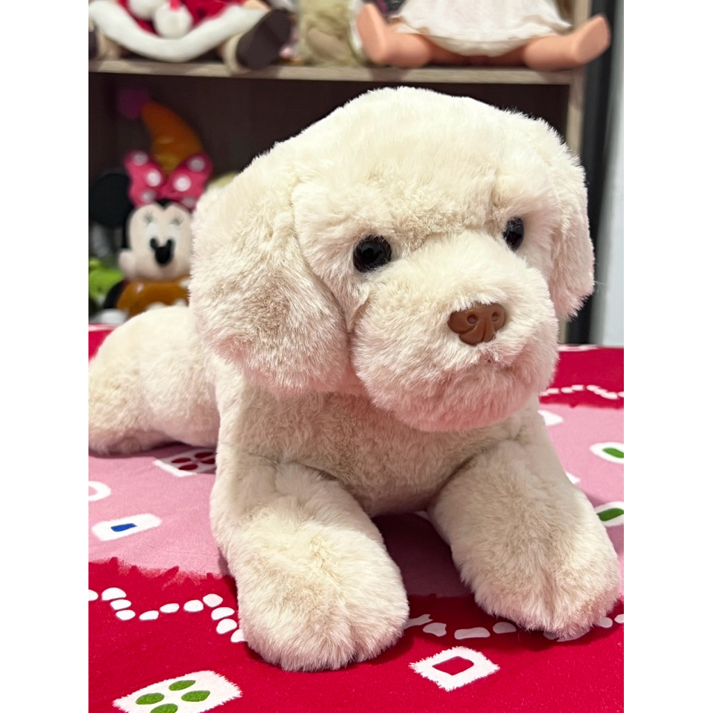 Boneka Anjing Labrador Cream 29 Cm