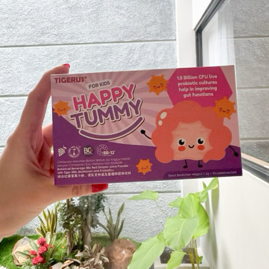 Tigerus Happy Tummy For Kids isi 20s Original Malaysia