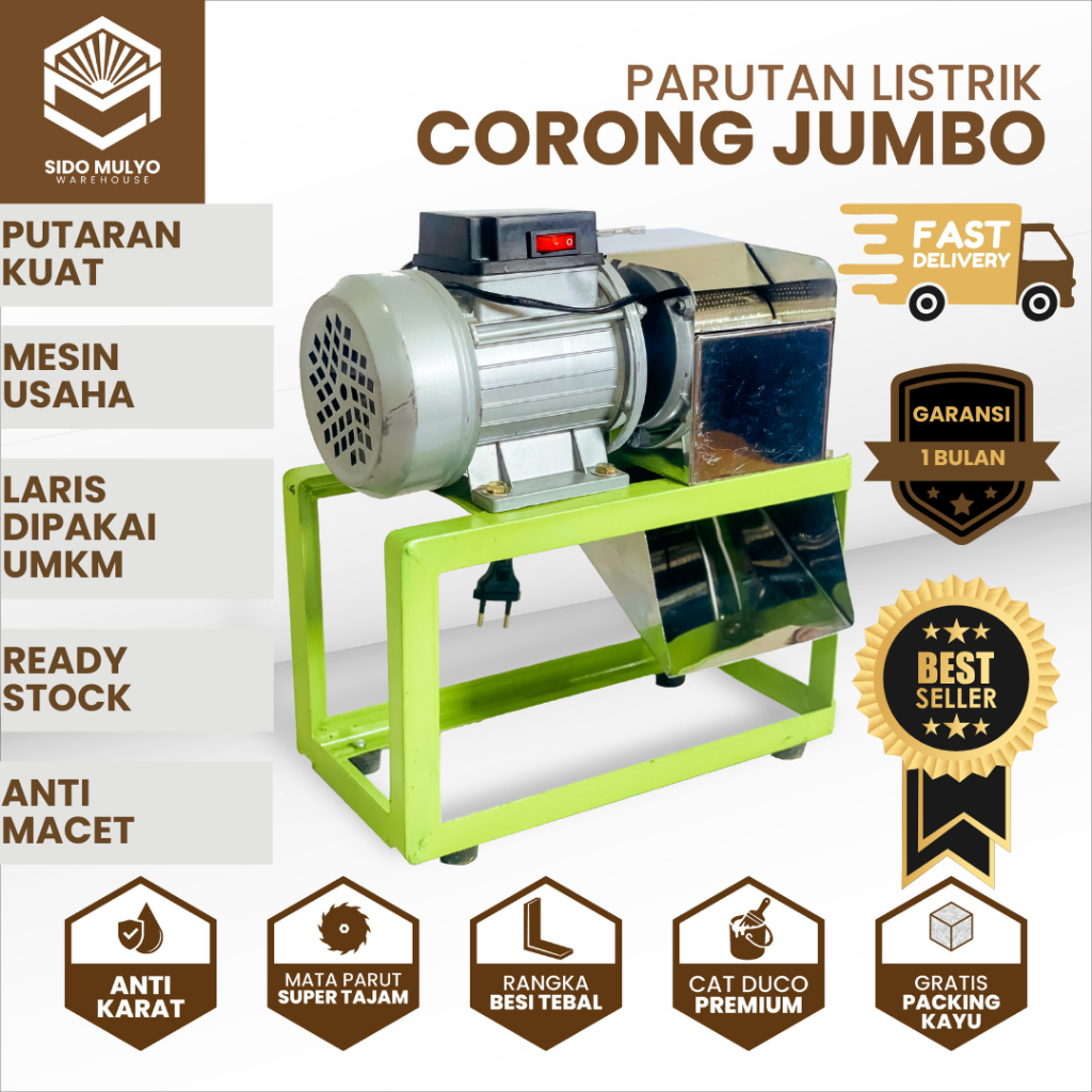 Sentra Living Parutan Kelapa Listrik Corong Jumbo Mesin Parut Multifungsi Jahe Kunyit Singkong Nanas