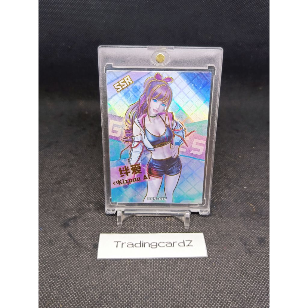 Trading Card Fans made Goddess Story SSR Kizuna AI #SSR-016