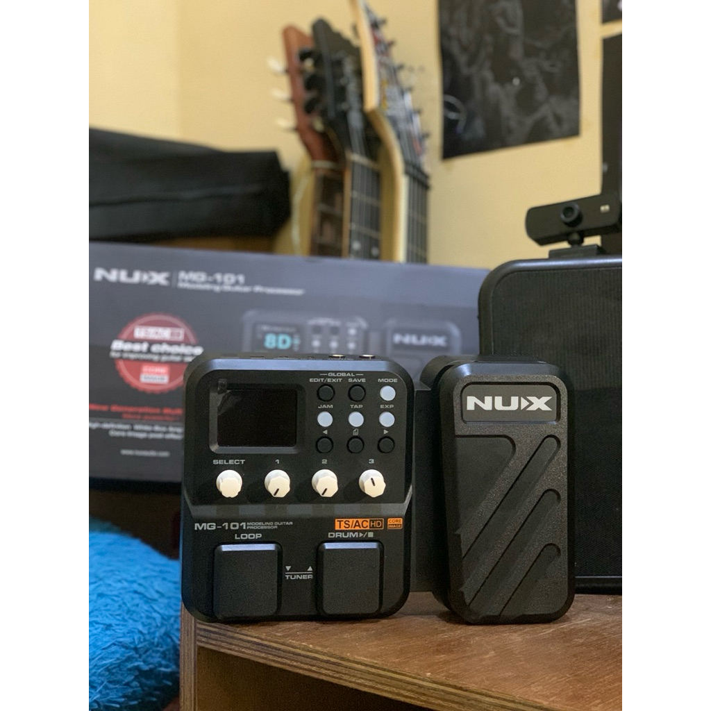 efek gitar elektrik nux mg 101