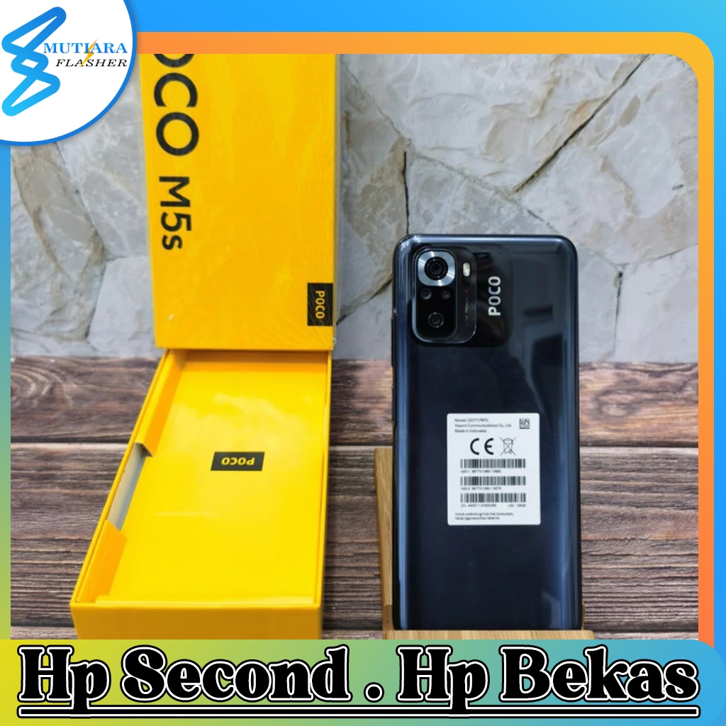 Xiaomi Poco M5s Ram 4/64GB | Ram 4/128GB | Ram 6/128GB Bekas Original Flasher Store