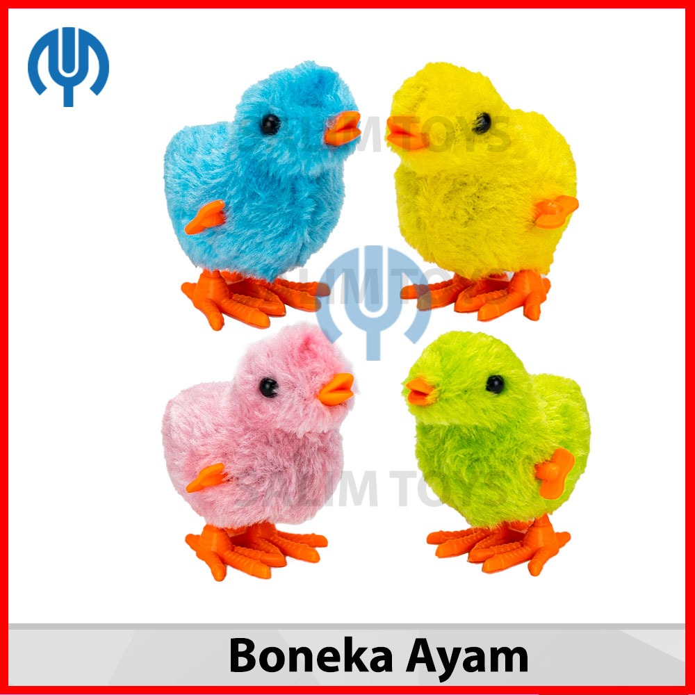 MAINAN LUCU ANAK BABY BONEKA AYAM BERPUTAR DAN BERJALAN