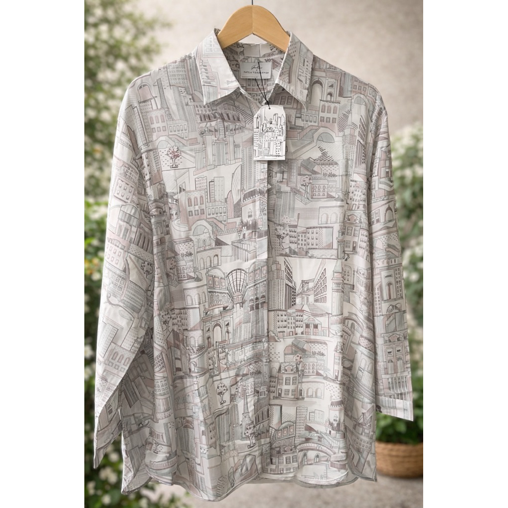 Geulis id long Kemeja wanita lebaran busana wanita muslim kemeja lengan panjang midi dress baju rema