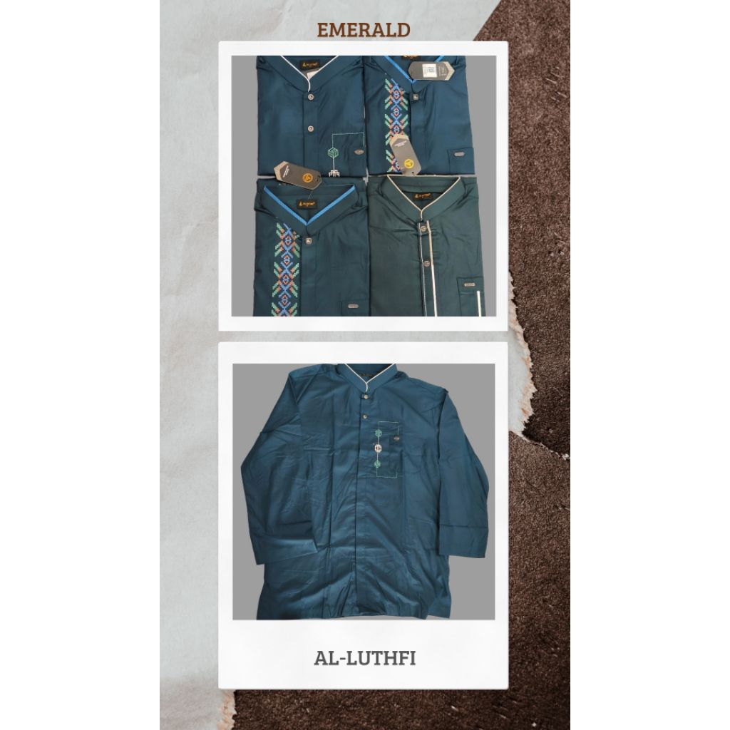 BAJU KOKO AL-LUTHFI DEWASA LENGAN PANJANG WARNA