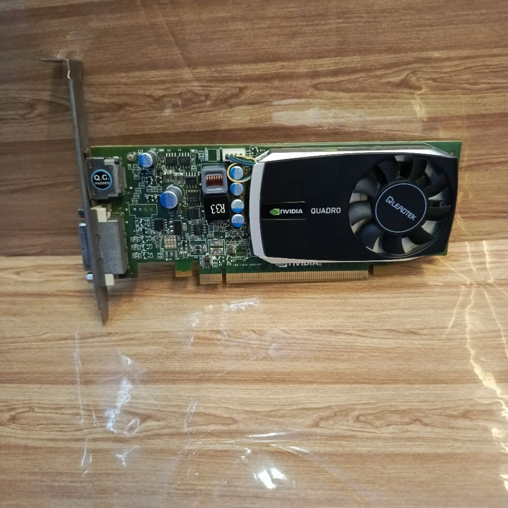 Vga card grafis nvidia Quadro k 600 gpu 1gb ddr3 128bit