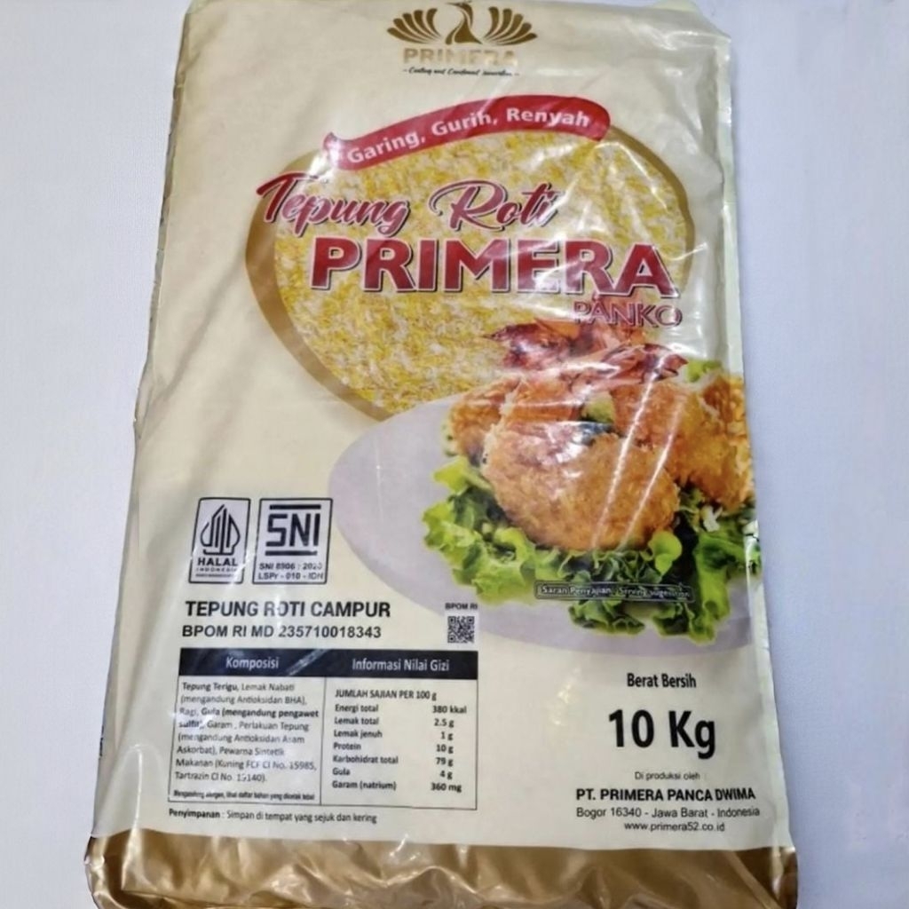 Panir Primera Panko Mix 10 kg / Tepung Roti Orange 10 kg