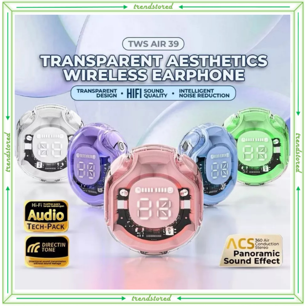 tws AiR39 Headset bluetotth 5.3 tws air39 wireless earphone ultrapod