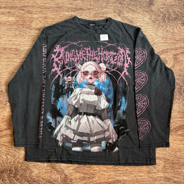 EXCLUSIVE KAOS BAND OFFICIAL BMTH BRING ME THE HORIZON - NO LOVE LIKE LONGSLEEVE EXCLUSIVE MERCHANDI