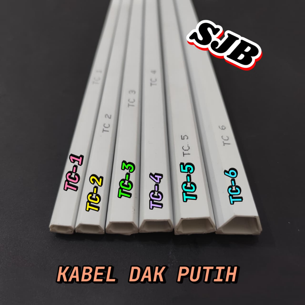 KABEL DAK / CABLE DUCT TC-1, TC-2, TC-3, TC-4, TC-5, TC-6 PUTIH