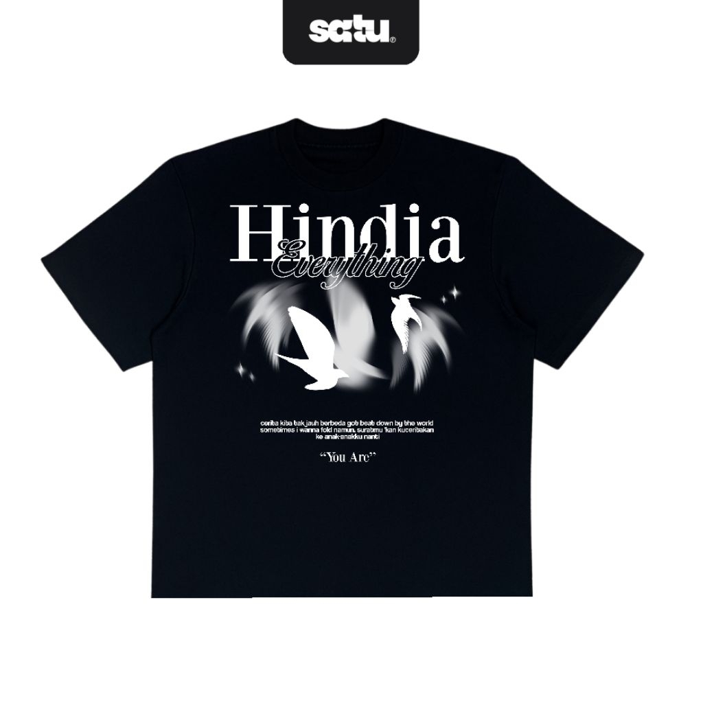 SATUF - Kaos Hindia Menyala Reflektif – Everything U Are | Streetwear