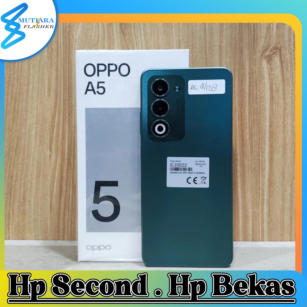 Oppo A5 Ram 8/128GB | Ram 8/256GB Bekas Original Flasher Store
