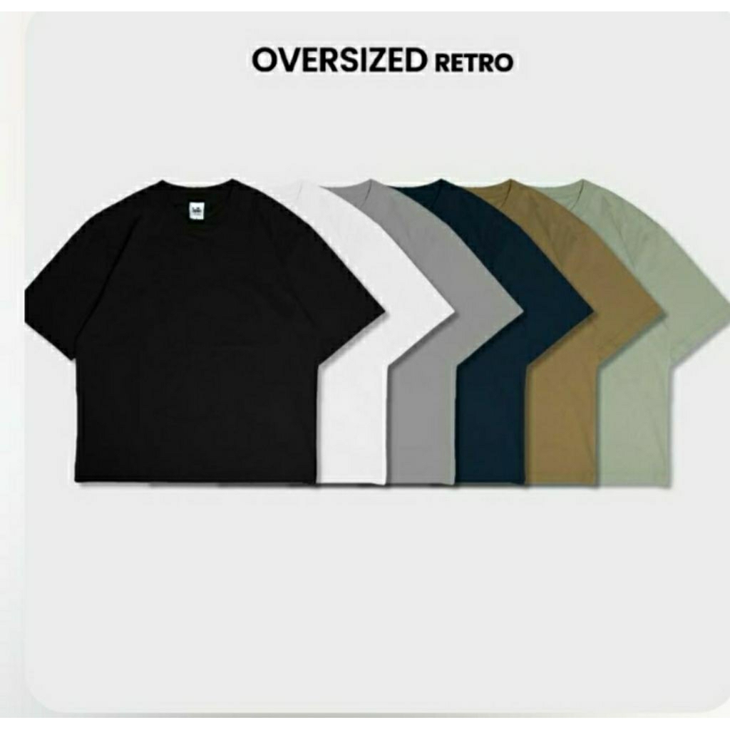 jipclo kaos polos Oversize Heavy Cotton 16s