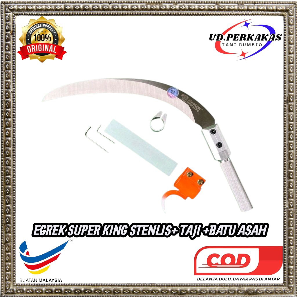 EGREK SUPER KING STENLIS+ TAJI +BATU ASAH ORIGINAL MALAYSIA