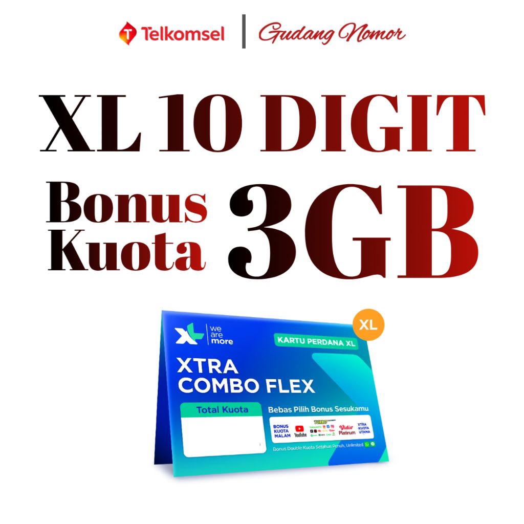 Nomor Cantik XL 10 Digit. Kartu Perdana XL 10 Digit