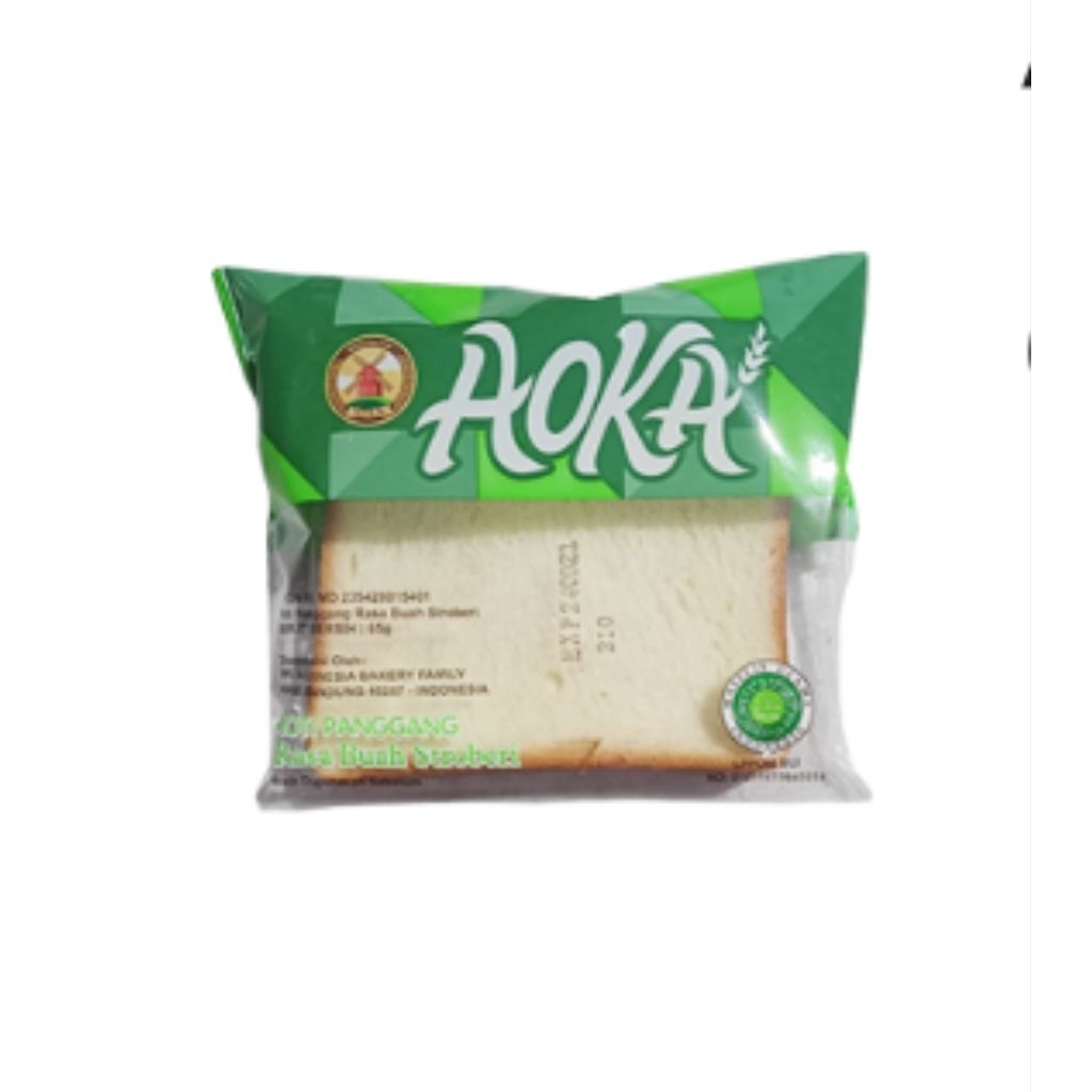 KARTON - AOKA ROTI TAWAR RASA SELAI BLUEBERRY