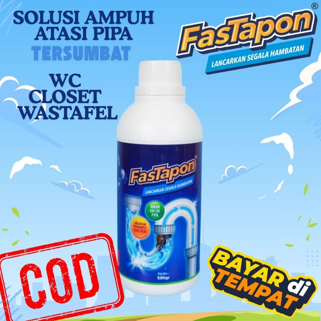 Fastapon Anti Sumbat Wc Melancarkan Sumbatan