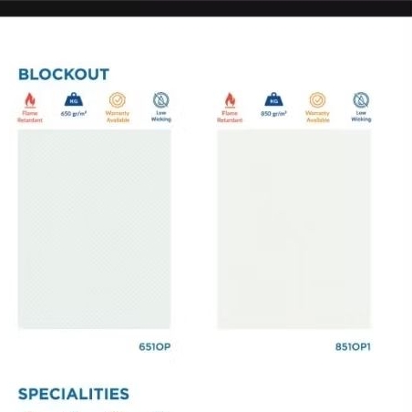 BAHAN MEMBRAN 850 GSM BLOCKOUT | AGTEX 851OP1#N | Roll