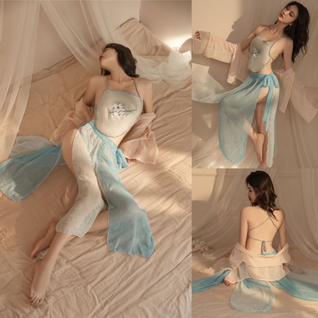 Lingerie Sexy Costume Chinese Baju Hanfu Cina Baju Tidur Wanita D1506BE