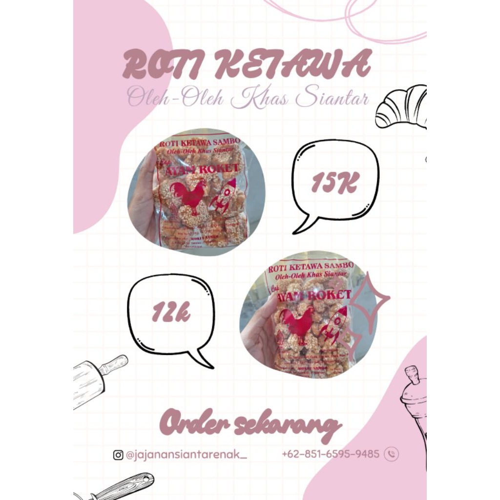 Roti Ketawa Siantar/Oleh-oleh Khas Siantar