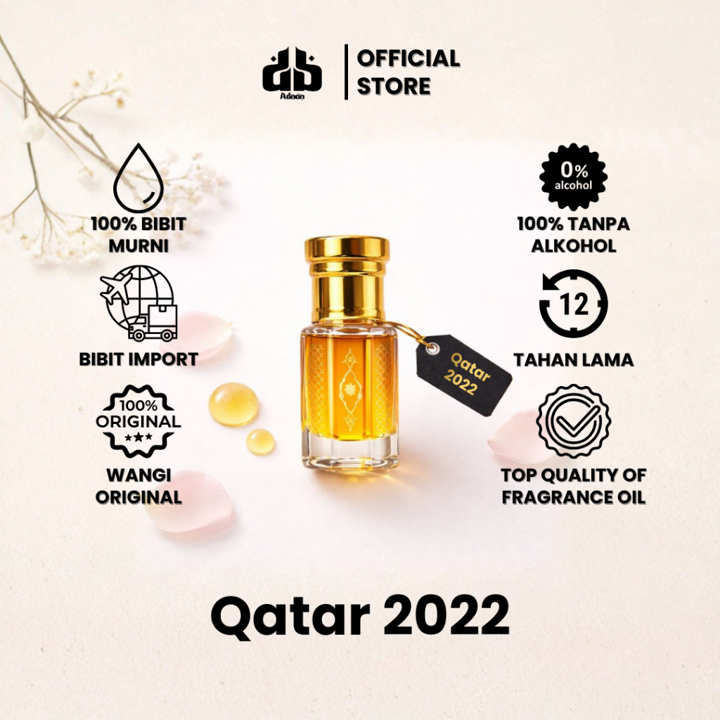 Parfum Wanita Qatar 2022 Murni Tahan Lama Extrait De Parfum Non Alkohol
